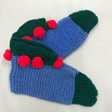 Load image into Gallery viewer, Bed Socks  - Blue and Green
