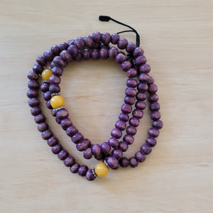 Mala Long Beads - Blessed by Lama Zopa Rinpoche - 4 colours