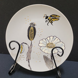 Hand Painted Plate - Bread and Butter size