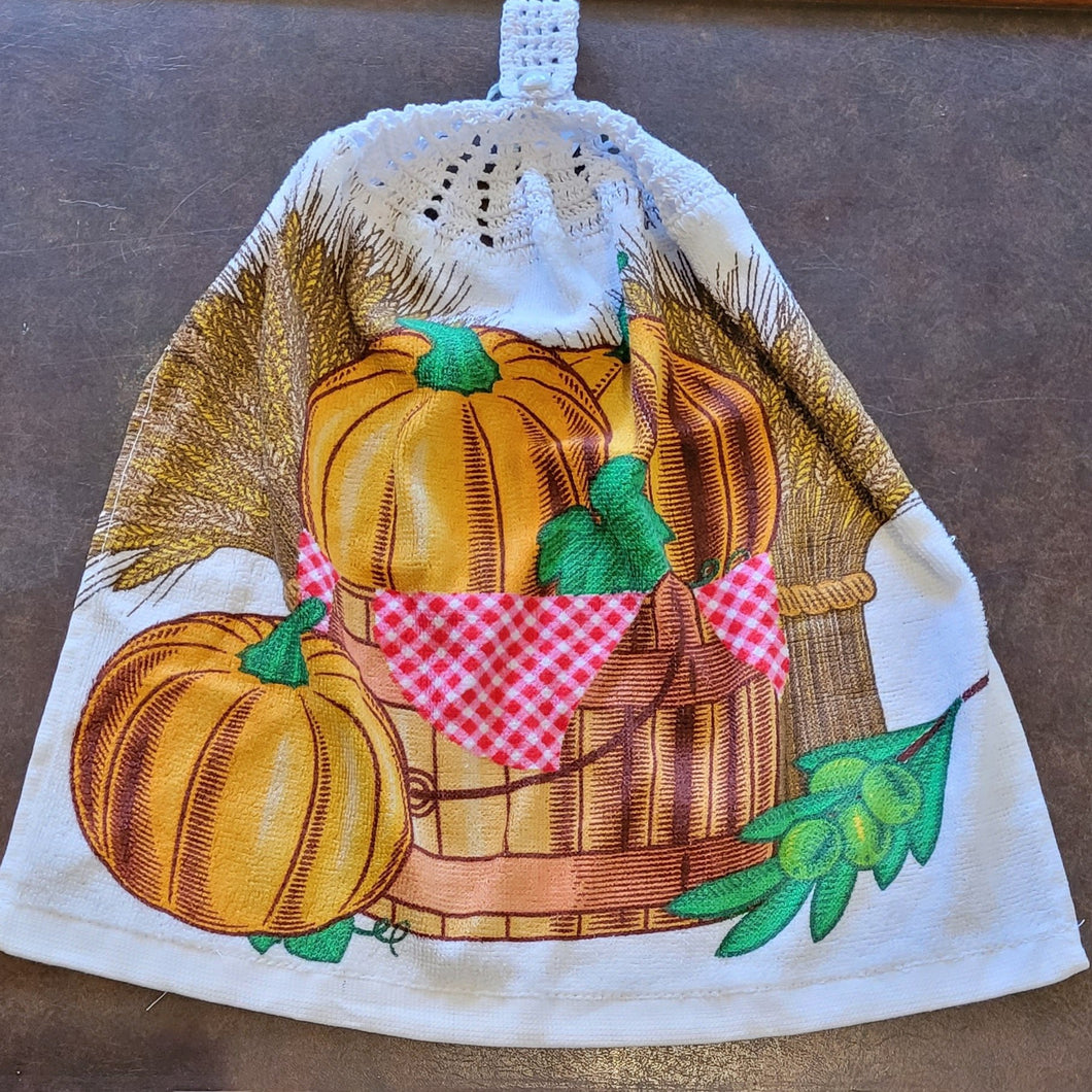 Hanging Hand Towel - Pumpkin