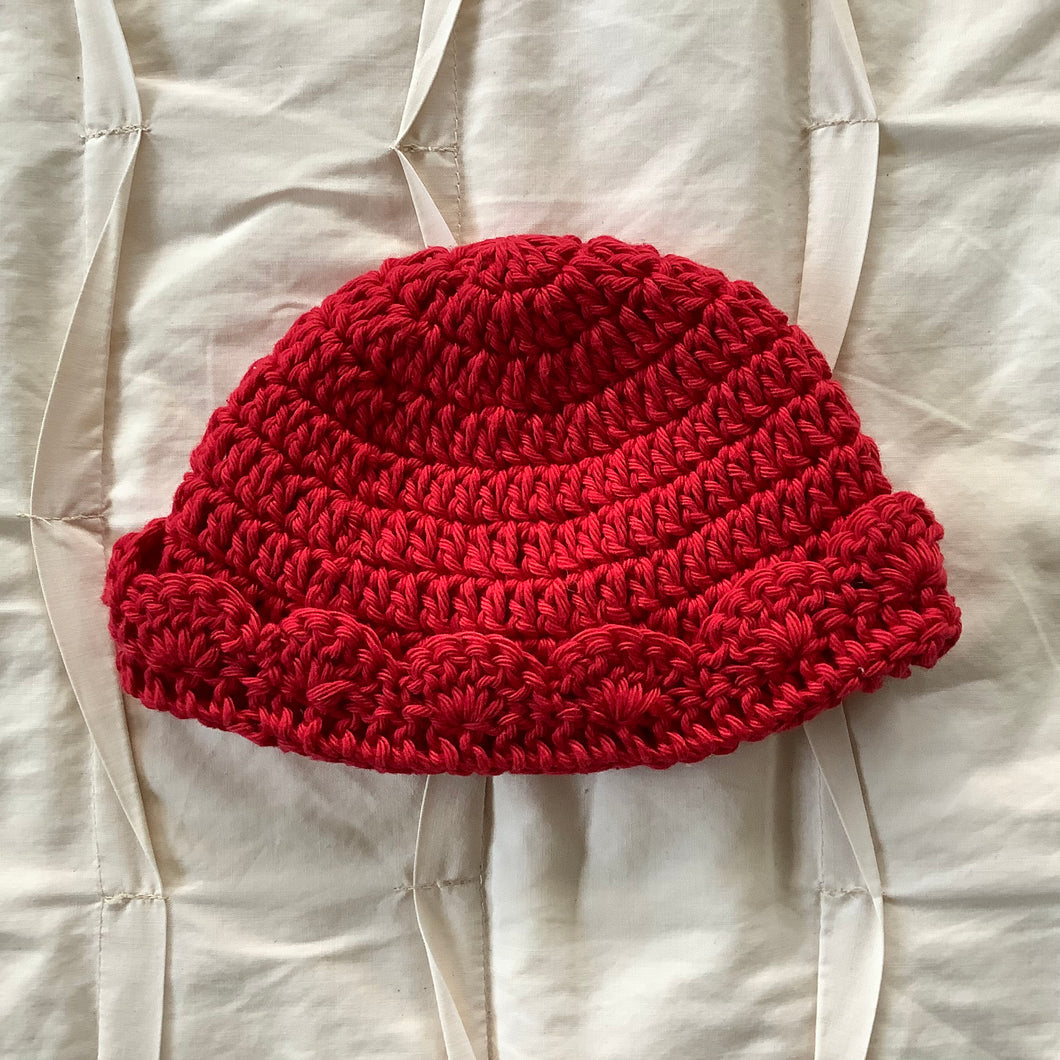 Baby Bonnet - Red