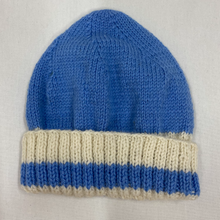 Load image into Gallery viewer, Beanie - Blue and White - Adult
