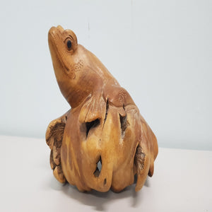 Balinese Carved Frog