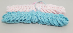 Crochet Covered Coat Hangers - Children