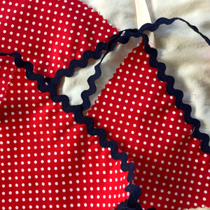 Bunting - Red with White Spots