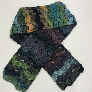 Scarf - Hand-Knitted - Multi Coloured