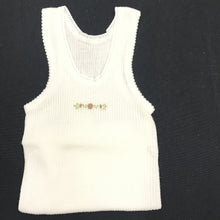 Load image into Gallery viewer, Baby Singlet - Pink Embroidery
