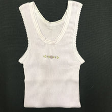 Load image into Gallery viewer, Baby Singlet - Lilac Embroidery
