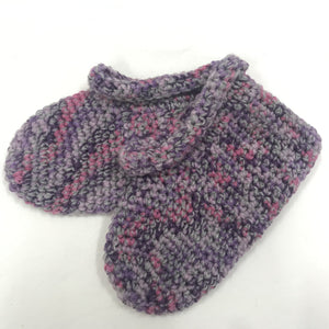 Bed Socks  - Child-size in Pink, Purple and Lilac Flecks