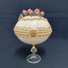 Load image into Gallery viewer, Faberge Style Egg Trinket  Box
