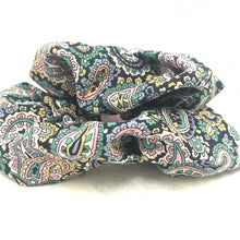 Load image into Gallery viewer, Hair Accessories - Scrunchie Pair - Small Paisley
