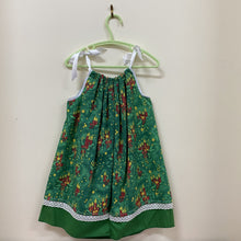 Load image into Gallery viewer, Child&#39;s Dress - Christmas Candles
