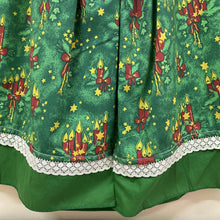 Load image into Gallery viewer, Child&#39;s Dress - Christmas Candles
