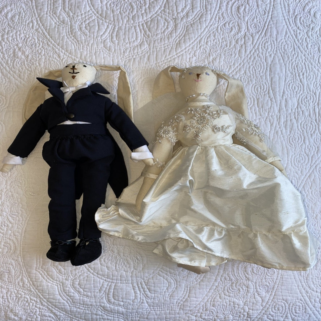 Soft Toys - Bride and Groom Bunnies