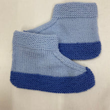 Load image into Gallery viewer, Bed Socks - Two Tone Blue
