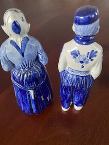 Blauw Delfts - Dutch Couple Figurines