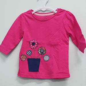 Baby T-shirt - 3/4 sleeve - Size 0
